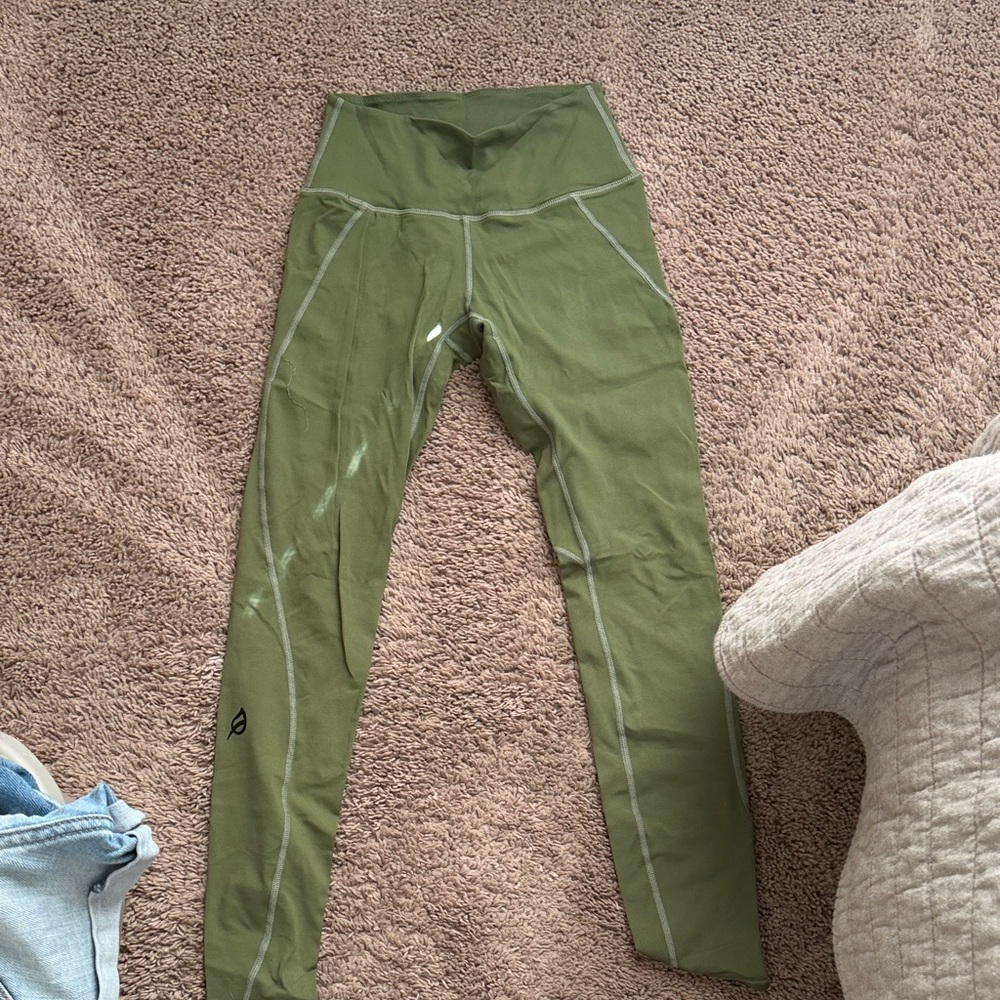 Olive Green ptula Leggings